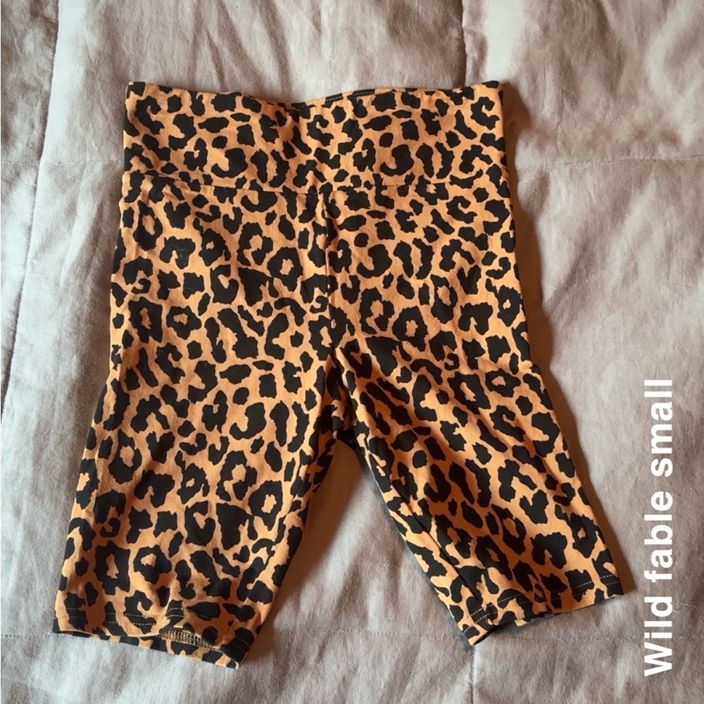 Wild Fable Leopard Print Bike Shorts